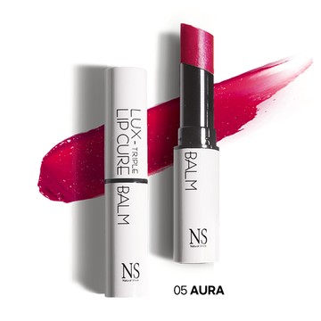 Natural Shine Lux-Triple Lip Cure Balm 5g #Glossy Aura