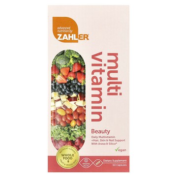 Zahler, 多維生素，美容，60 粒膠囊