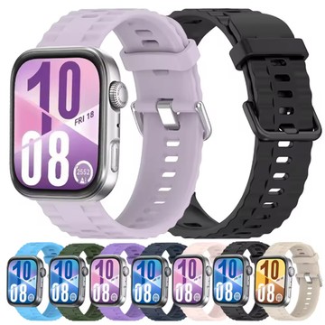 適用於華為手錶 4/3 錶帶 Correa 的華為手錶 4 Pro 軟手鍊腕帶配件矽膠錶帶