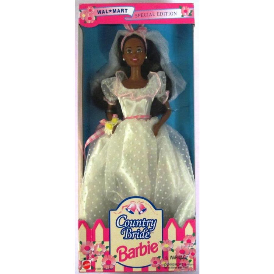 Country Bride Barbie African American並行輸入品