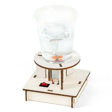 「雙成教具」科學實驗diy電動旋渦模擬水中龍捲風模型steam學生玩具科技小製作