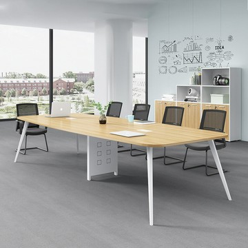 免運 可開票 辦公家具小型會議桌長桌簡約現代培訓桌接待洽談桌會議室桌椅組合 快速出貨