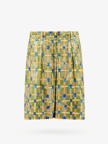 Multicolor silk bermuda shorts - MARNI - gender_Man