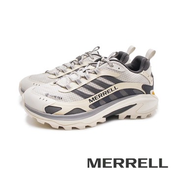 MERRELL(男)MOAB SPEED 2 GORE-TEX抗撕裂防水登山健行鞋 男鞋-灰