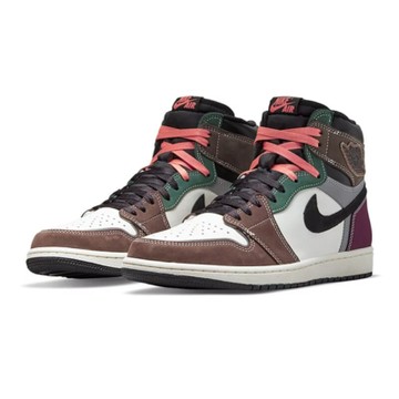 【NIKE 耐吉】Air Jordan 1 High OG Hand Crafted 黑棕巧克力 男鞋 DH3097-001(Air Jordan 1)