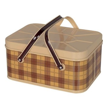 DULTON 編織籃 錫籃 XRZ-0441MS  160 x 335 x 245mm  芥末  1個