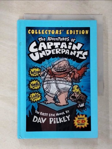 【書寶二手書T4／原文小說_TMJ】The Adventures of Captain Underpants_Pilkey, Dav