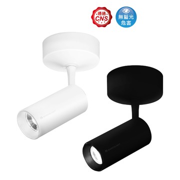 15W 舞光邱比特吸頂投射燈 H04-LED-CCP15W、D-CCP15W-BK