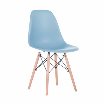 E-home EMS北歐經典造型餐椅-七色可選-藍色