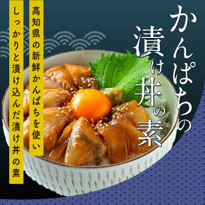 ふるさと納税 香美市 訳ありカツオたたき1節 かんぱち漬け丼の素 80g×1P