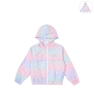 【FILA】KIDS 孩童款 平織外套-紫色 1JKZ-8304-PL
