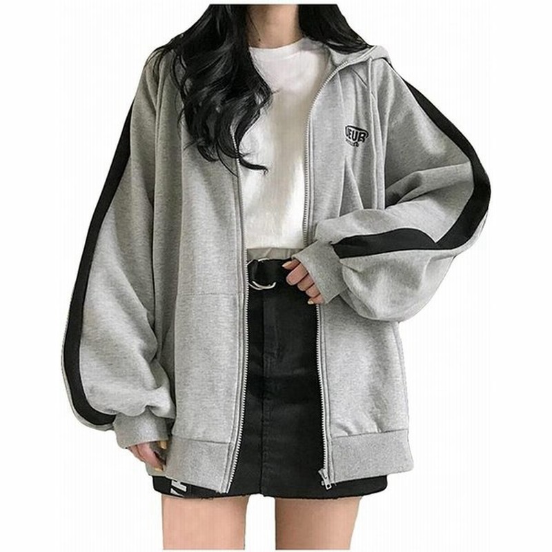 パーカー レディース ゆったり 夏服 レディース 韓国 パーカー レディース レディース アウター 秋 長袖 レディース Tシャツ 無地 ジャケット 通販 Lineポイント最大0 5 Get Lineショッピング