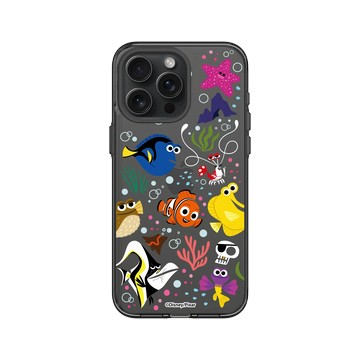iPhone 15 Pro Max Clear 酷墨灰 - 迪士尼-皮克斯 PIXAR - 海底總動員 - 角色集合