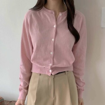 正韓針織罩衫 優雅羊毛針織外套HIH1016-創翊韓都