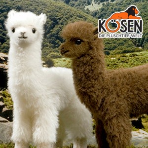 KOESEN ケーセン社 アルパカ ～ドイツ・KOESEN/KOSEN（ケーセン社）の動物のぬいぐるみ。愛らしい表情のアルパカのぬいぐるみです。出産  | LINEブランドカタログ