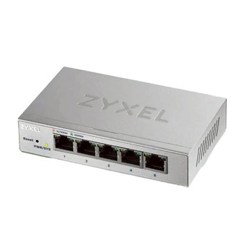 ZYXEL 網頁式管理型5埠 Gigabit 乙太網路交換器 GS1200-5 輕鬆擴展網路 安全穩定  1個