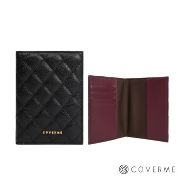 【COVERME】 018 經典類羊紋菱格護照夾