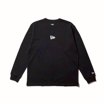 NEW ERA 男女 長袖上衣 日版 FLAG LOGO MINI 黑 NE14735107