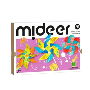 mideer - 摺紙藝術DIY遊戲組-童趣風車 MD-2307
