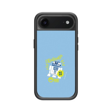 iPhone Air Mod NX -邊框背蓋組合 (相機按鈕) 黑 - 迪士尼-星際大戰 Star Wars - R2D2-日文字系列
