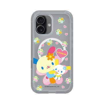 iPhone 17 AirX 流變灰 - 三麗鷗-花小兔 Usahana - 抱緊緊