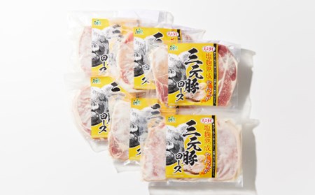 塩麹特製やわらか三元豚ロース（360g×6袋）合計約2kg 