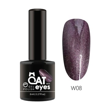 C+ 光撩貓眼指甲油膠 8ml-寬貓眼-W08