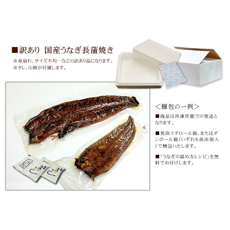 うなぎ ウナギ 国産 蒲焼き1kg 訳あり メガ盛り《eel-ue3》〈ue1〉yd5[[訳ありウナギ蒲焼き500g-2p]