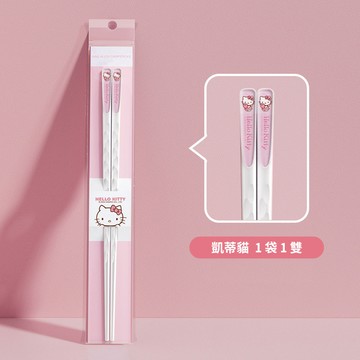 【三麗鷗】合金筷 凱蒂貓