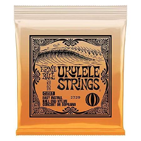 ERNIE BALL 2329 ウクレレ弦 ナイロン製 UKULELE BALL END NYLON STRINGS CLEAR クリア