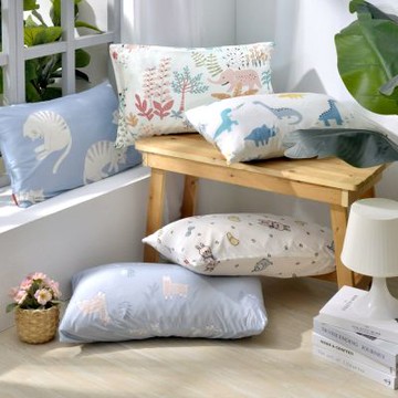 【Great Living格蕾寢飾】義大利Fancy Belle 海島針織兒童枕套1入 (多款任選)