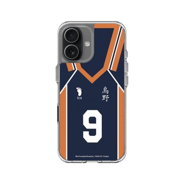 iPhone 17 Clear Case（相機按鈕） 透明 - 排球少年 Haikyu!! - 影山背號9