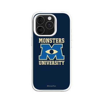 iPhone 16 Pro SolidX 白 - 迪士尼-皮克斯 PIXAR - 怪獸大學校徽2