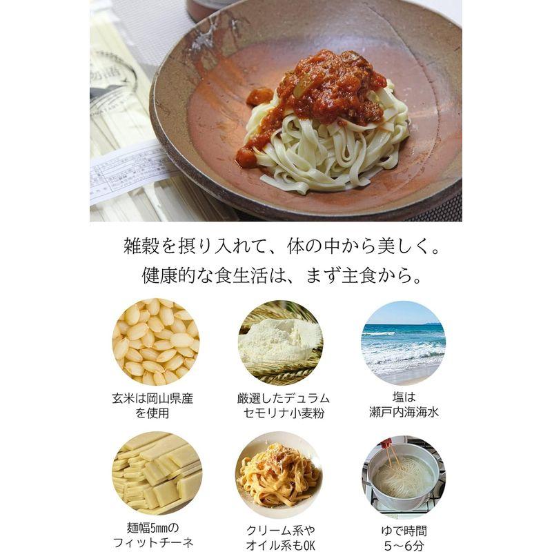 CEREALS NOODLE 雑穀物語 雑穀パスタ 業務用 国産 (玄米, 1kg)