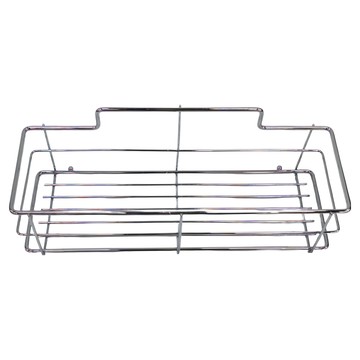 輕鬆黏 304不鏽鋼瓶罐置物架 30.2x11x10.5cm 台灣製  銀色  1個