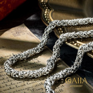 STEEL鋼鍊。拜占庭項鍊。6~8mm | KA