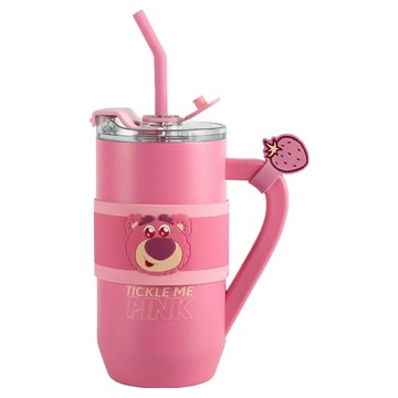 BEDDYBEAR 杯具熊 狂氣保溫杯 316不銹鋼 暖粉草莓熊  粉紅色  1500ml  1個