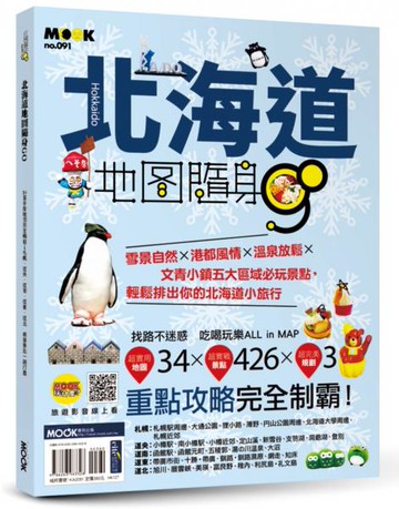 北海道地圖隨身GO【城邦讀書花園】