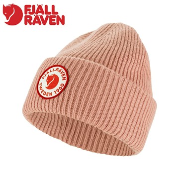 【Fjallraven 小狐狸 1960 Logo Hat 羊毛帽《乾燥玫瑰》】F78142/針織帽/毛帽/休閒帽