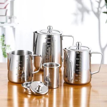 304不銹鋼飄逸杯過濾可拆洗泡茶壺沖茶器旅行功夫茶具加厚拉花杯