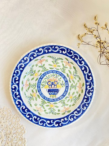 【好日戀物】荷蘭質樸手繪大圓盤