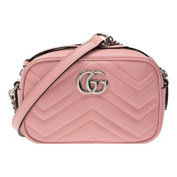 (WMNS) Gucci GG Marmont Matelasse Mini Bag 'Wild Rose'