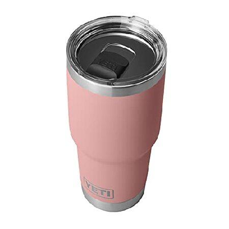 YETI Rambler 30 oz Tumbler, Stainless Steel, Vacuum Insulated with MagSlider Lid, Sandstone Pink並行輸入品