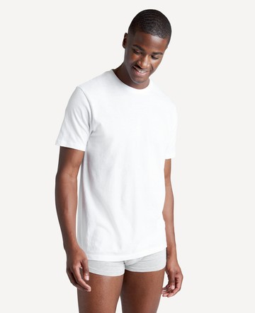 Kenneth Cole | Cotton Crew Neck Undershirt 3-Pack in White