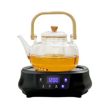 養生壺 茶爐 簡約電陶爐 煮茶器 養生壺 小型迷你燒水泡茶電熱玻璃家用煮茶壺  智能定時電陶爐 圍爐煮茶