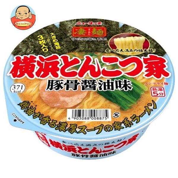 ヤマダイ ニュータッチ 凄麺 横浜とんこつ家 117g×12個入