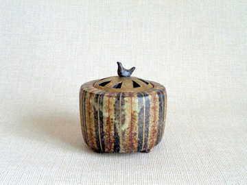 香爐 (金箔鏤空德敷草紋)