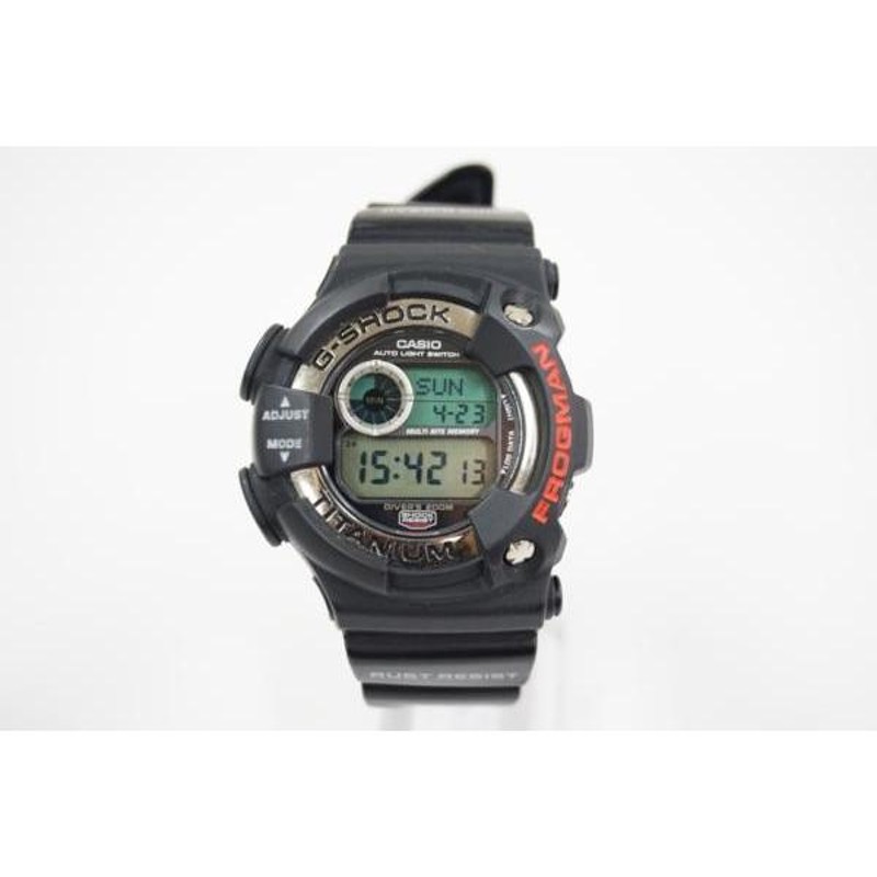 腕時計》CASIO カシオ G-SHOCK Gショック FROGMAN フロッグマン DW-9900 デジタル 腕時計【中古】 |  LINEブランドカタログ