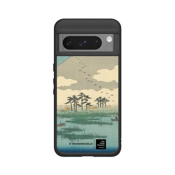 Pixel 8 Pro SolidSuit 黑 - Van Gogh Museum - 吉原：富士沼澤中漂浮島嶼之野 - 歌川廣重