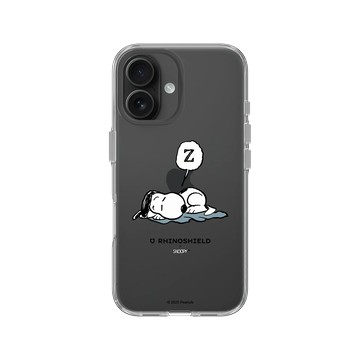 iPhone 16 Clear 透明 - 史努比 Snoopy - Snoopy fall asleep